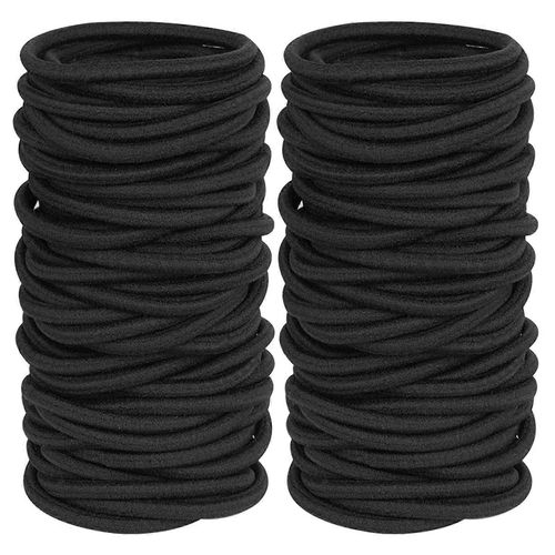 Élastiques À Cheveux - 60 Pièces - Ø 50 Mm - 2 Mm D'épaisseur - Élastiques - Accessoires Cheveux - Élastiques À Cheveux - Attaches Queue De Cheval - Serre-Tête - Cadeau Pour Femme Et Homme -
