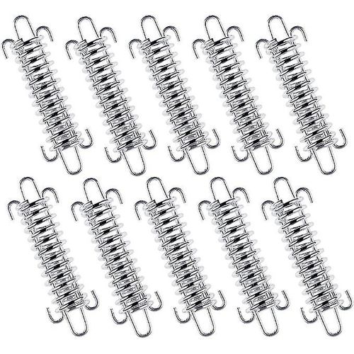 Corde De Tente Robuste, 10 Pièces, Boucle En Acier Inoxydable Pour Randonnée, Camping, Pêche, Pique-Nique, Voyage
