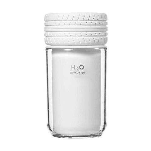 Humidificateur de voiture, humidificateur grande capacité, humidificateur d'appoint d'air, humidificateur USB portable, humidificateur veilleuse, blanc
