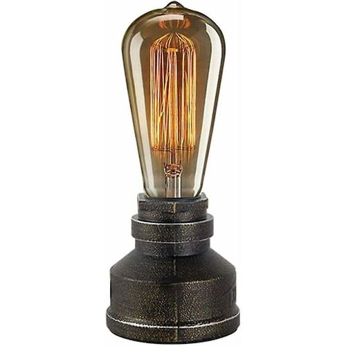 Lampe De Bureau Vintage Style Village Américain, Lampe De Table Créative, Lampe De Chevet, Luminaire Industriel Steampunk Rétro E27