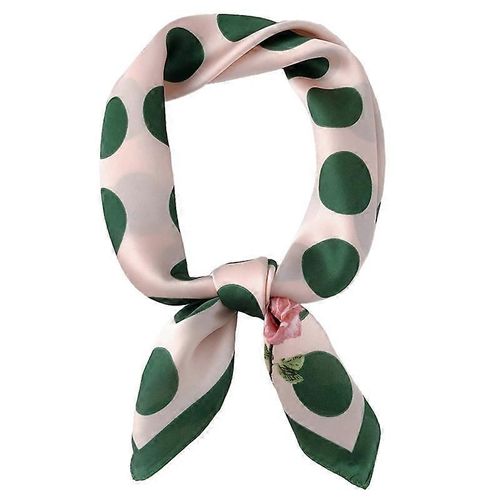 Foulard Carré À Pois 70 Cm Pour Femme