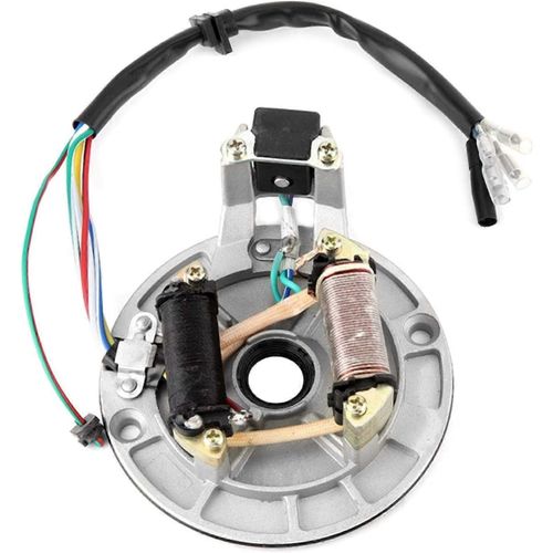 Bobine D'allumage De Stator, Bobine D'allumage, Rotor De Bobine D'allumage Magnétique De Capteur De Plaque De Stator Jh70 Pour Pit/Dirt Bike 70cc, 90cc, 110cc, 125cc