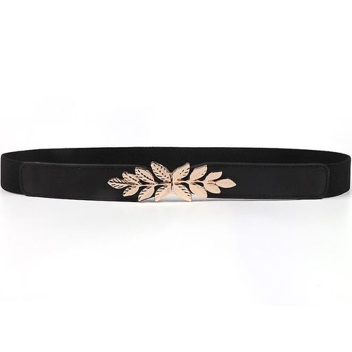 Robe Ceinture Fine Et Tendance Pour Femme (1 Pièce Noire)