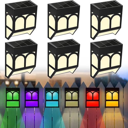 Lampes De Jardin Extérieures À Énergie Solaire - Lampes Décoratives À Énergie Solaire Étanches Pour Terrasse, Clôture, Patio, Escaliers, Paysage, Cour Et Allée (Blanc Chaud)