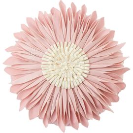 Coussin Décoratif Rond À Fleurs 3d, 45 Cm, Pour Lit, Décoration D'intérieur