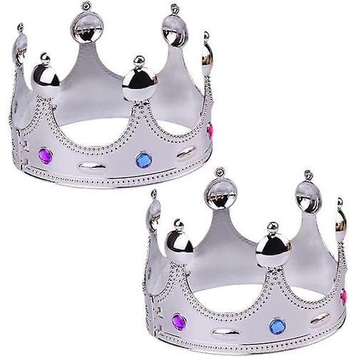 Lot De 2 Coiffes Antiques En Argent Pour Bal De Promo, Costumes, Diadème De Prince, Couronne De Reine Dorée, Couronne De Princesse, Couronne Médiévale En Argent