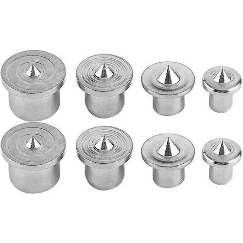 Lot de 8 outils de centrage pour chevilles d'alignement du bois, marqueurs de points, centre de perçage, broches creuses de 6/8/10/12 mm