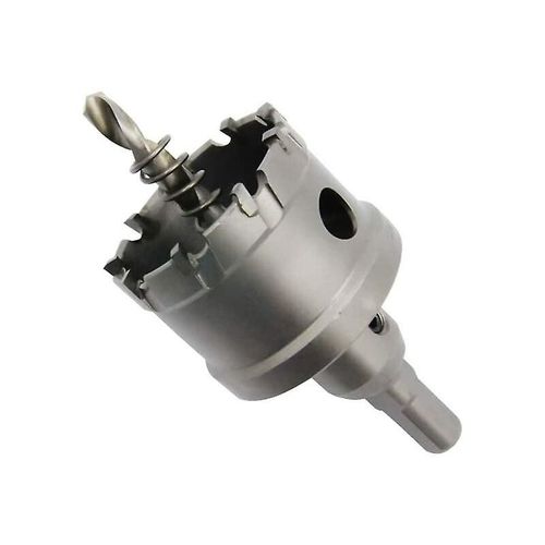 Scie cloche bimétallique en carbure TCT robuste de qualité industrielle, coupe-trou en acier inoxydable de 1-3/4 (45 mm)