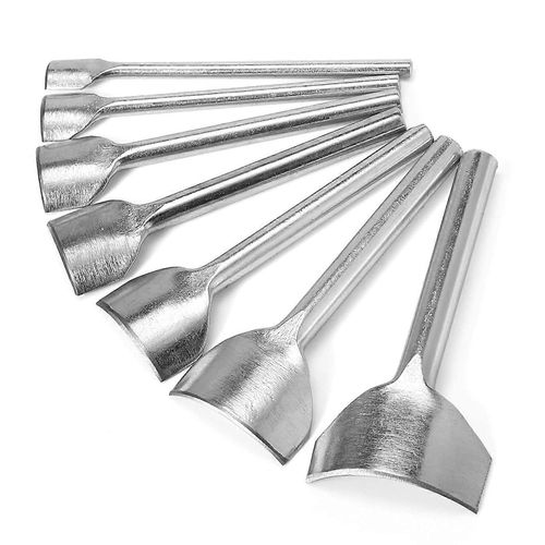 Lot de 7 emporte-pièces demi-ronds pour cuir, outils de poinçonnage pour maroquinerie, sangle, ceinture, portefeuille, sac, bricolage