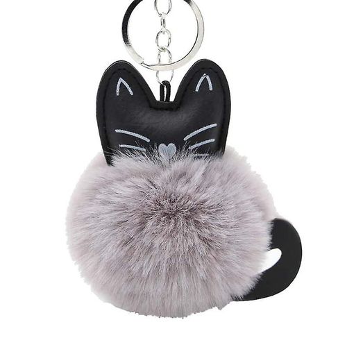 Porte-Clés En Fourrure Artificielle De Qualité Supérieure, Pendentif Pour Sac À Bijoux