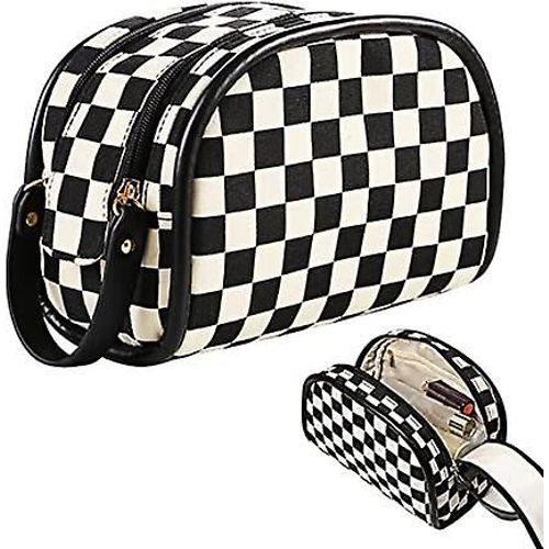 Trousse de maquillage, trousse de maquillage de voyage, trousse de toilette portable, trousse de maquillage pour femme, trousse de toilette de voyage, trousse de maquillage de voyage avec poignée, trousse de maquillage de grande capacité