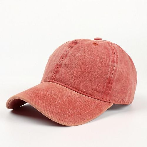 Casquette De Baseball Unisexe Réglable En Coton Délavé Pour Garçon Et Fille, Casquette À Visière Pour L'extérieur, Style Hip-Hop, Taille Unique (54-60 Cm)