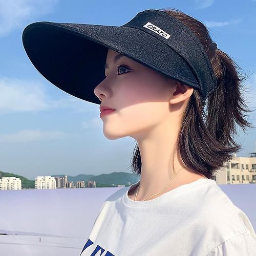 Chapeau De Soleil Pliable Pour Femme, Queue De Cheval, Pour L'été, Le Jardinage, La Randonnée, La Pêche