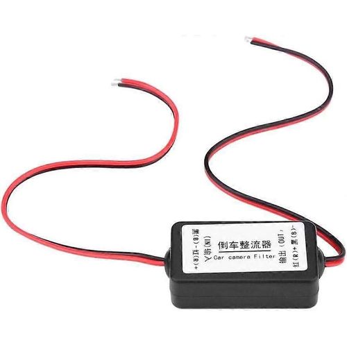 Filtre Et Redresseur De Tension Pour Caméra De Recul De Voiture 12 V Cc