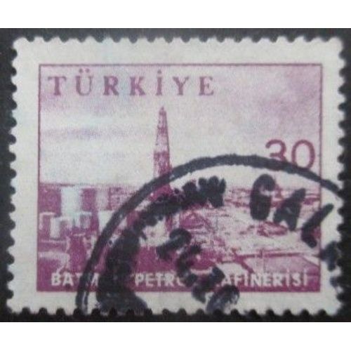 Turquie N°1436 Raffinerie De Pétrole Oblitéré