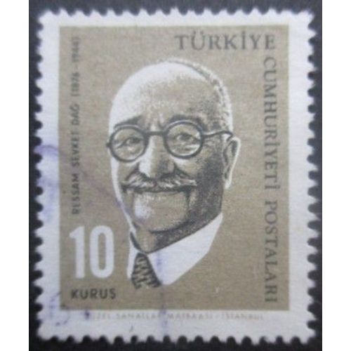 Turquie N°1681 Rossam Sevket Dag Oblitéré
