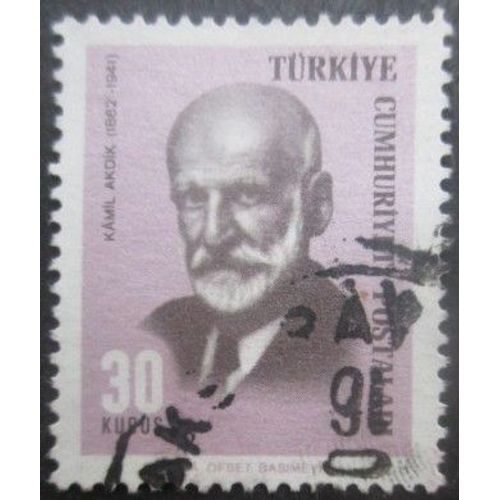 Turquie N°1761 Kamil Akdik Oblitéré