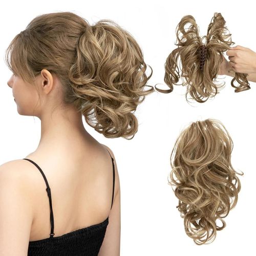 Extensions Capillaires Synthétiques À Clipser, Queue De Cheval, Postiche, Chignon, Faux Cheveux Noirs, Blonds, Naturels, Fausse Queue De Cheval Pour Femmes