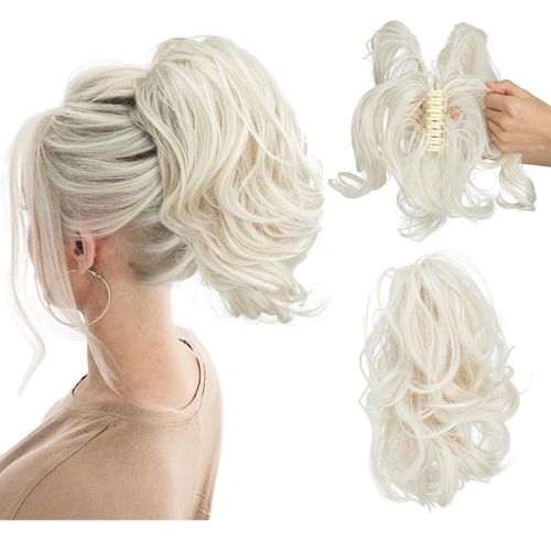 Extensions Capillaires Synthétiques À Clipser, Queue De Cheval, Postiche, Chignon, Faux Cheveux Noirs, Blonds, Naturels, Fausse Queue De Cheval Pour Femmes