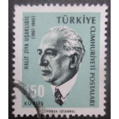 Turquie N°1767 Ecrivain Halit Ziya Usakligil Oblitéré