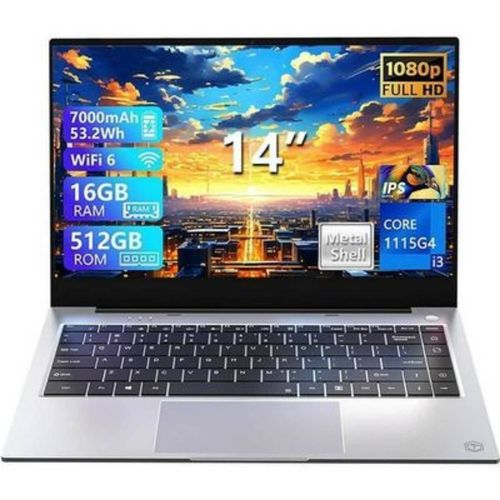 KUU Insoluxia 14 - 14" Intel Core i3-1115G4 - 3 Ghz - Ram 16 Go - SSD 512 Go - Win 11