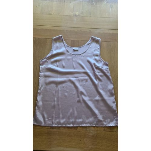Débardeur Mauve Satiné - Blanche Porte - 42/44
