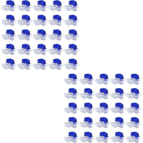 Set de Connecteurs de Câbles pour Robot Tondeuse-50 Raccords Remplis de Gel pour Étendre ou Réparer Fil Electrique Bas Voltage Tondeuse Automatique-Étanches,Sûrs,Dénudage Inutile