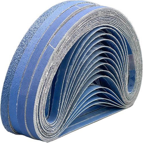 Bandes abrasives corindon de zirconium,9 x 533 mm,grain 100 pour ponceuse Proxxon le ponçage du métal,du bois,le dérouillage 20 pièces