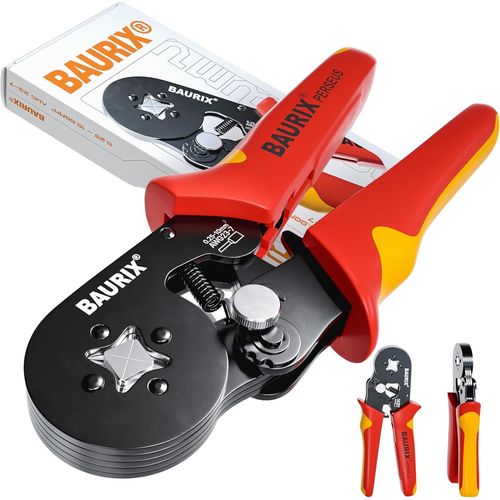 Pince à Sertir pout Embouts de Câble-[0,25-10mm²] Pince à Embout Auto-Réglable-Pince à Sertir les Embout fil electrique souple-Sertisseuse Electrique-Pince Automatique