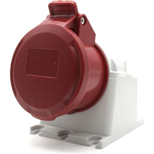 Prise Femelle Industrielle CEE 16A|3 Pôles + Neutre + Terre|380V|Etanche IP44|Connecteur Electrique pour Rallonge Electrique,Camping Car|Pour Usage Intérieur et Exterieur