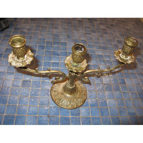 chandelier baroque en laiton