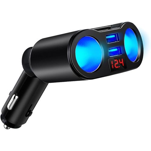 Adaptateur De Chargeur De Voiture Usb Pour Allume-Cigare 12 V/24 V,Double Usb Pour Allume-Cigare De Voiture,Adaptateur Allume-Cigare Pour Smartphones/Gps/Appareils De Véhicule