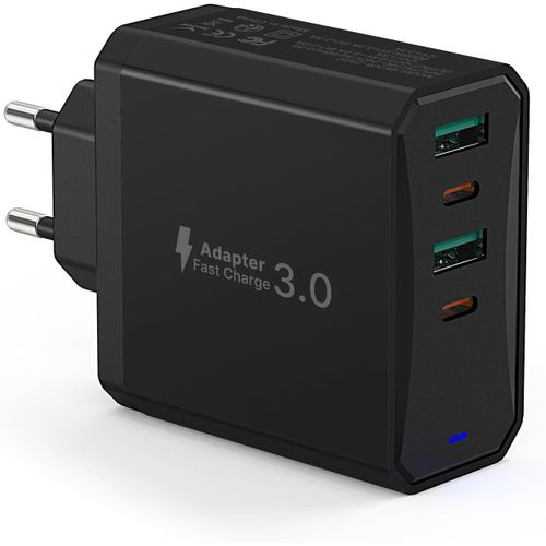 Chargeur USB Multiple 50W-6 Ports QC3.0 Rapide Adaptateur Secteur Pour iPhone 14 13 12 11 XR X 8 7 6,iPad,Samsung S23 S22 S21