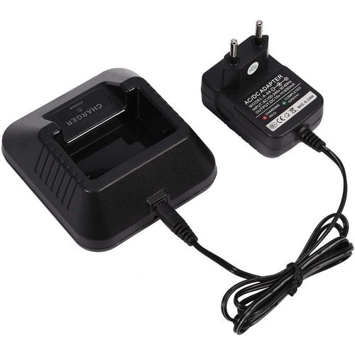 Alimentation de Chargeur de Bureau pour UV-5R 5RA 5RB 5RC 5RD 5RE Talkie-walkie Radio bidirectionnelle (EU)