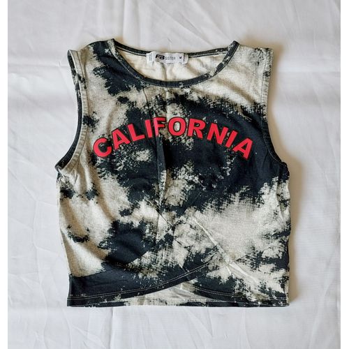 Top Sans Manche Femme Logo California Taille M Marque Fb Sister