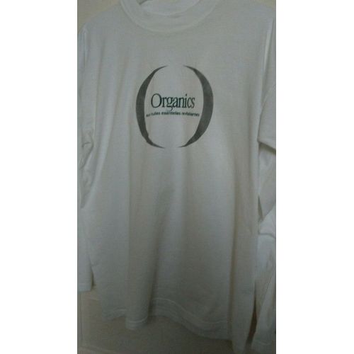 T-Shirt Publicitaire " Organics " Taille L Neuf