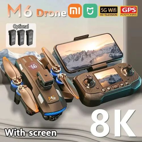 Xiaomi Mijia M6 Drone 8k Hd Caméras Fpv 5g Wifi Télécommande Écran 3000m-Xiaomi
