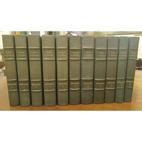 Winston Churchill - Mémoires Sur La Deuxième Guerre Mondiale En 12 Volumes