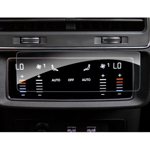 Kal-Compatible Avec Audi A6 C8/4k / A7 4k8 / Q7 /Q8 2019-Film De Protection D'écran De Navigation Accessoires Transparent, Résistant Aux Rayures, Anti-Traces De Doigts, Verre Trempé 9h