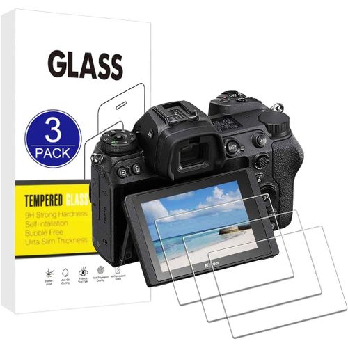 Kal-[3 Pièces] Compatible Avec Le Protecteur D'écran Nikon Z7/Z6/Z5 Z 7/Z 6/Z 5,Film De Protection 2.5d[Dureté 9h,Installation Facile,Incassable] Qualité Supérieure Film En Verre Trempé