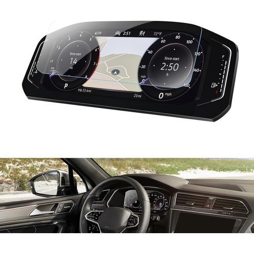 Kal-Compatible Avec Vw T-C Ross/T-R Oc/Ti-Guan 2/Polo Mk6/To-Uran/Pass-At B8 10,25"" Digital Cockpit Film De Protection D'écran Accessoires