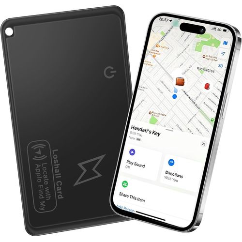 KAL-Localisateur De Portefeuille, Carte De Suivi De Portefeuille, Rechargeable, Compatible Avec Ios, Porte-Monnaie, Traceur D'Objets Pour Passeports, Étiquettes De Bagages, Téléphone