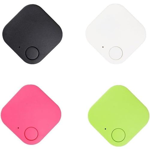 KAL-Lot De 4 Localisateurs D'Objets Bluetooth, Portée De 20 À 25 M, Compatible Avec Ios Et Android, Pour Clés, Bagages, Valises, Portefeuilles, Sacs