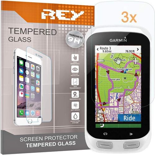 Kal-[Lot De 3] Verre Trempé Pour Garmin Edge 1000, Protecteur D'écran Qualité Supérieure