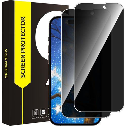 Kal-Lot De 2 Films De Protection D'écran En Verre Blindé Pour Iphone 15/15 Pro, Film De Protection D'écran 2.5d Ultra Transparent Pour Iphone 15, Anti-Rayures, Brise-Vue Pour Iphone 15 Pro