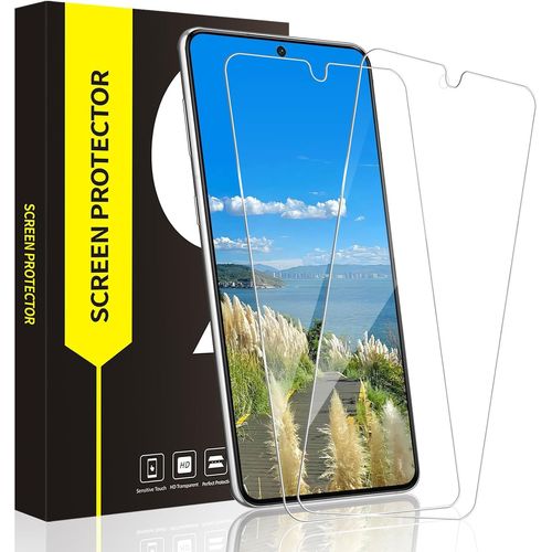 Kal-Lot De 2 Films De Protection D'écran En Verre Blindé Pour Samsung Galaxy S22 Plus 5g, Bord 2,5d Pour Galaxy S22 Plus, Film De Protection D'écran En Verre Trempé, Dureté 9h, Résistant Aux Chocs