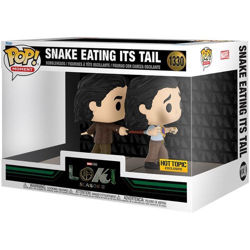Figurine Funko Pop - Loki N°1330 - Le Serpent Mange Sa Queue - Moment (74511)
