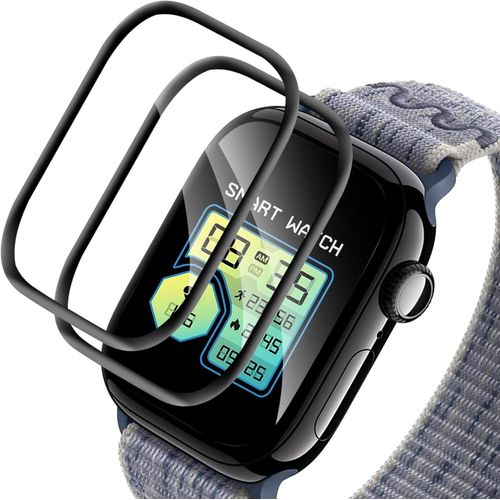 Kal-Lot De 2 Films De Protection D'écran En Verre Blindé Pour Apple Watch Series 10 42 Mm, Pare-Chocs, Parfaitement Adapté À L'apple Watch 10 42 Mm, Film De Protection Anti-Huile Anti-Bulles Pour