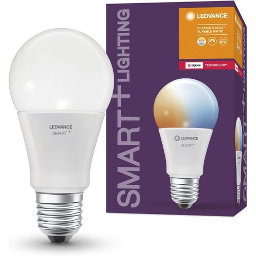 Kal-Lampe Smart+ Avec Technologie Zigbee, 9w, A60, Mat, Culot E27, Couleur De La Lumière Tunable White, 806lm, Pack De 1