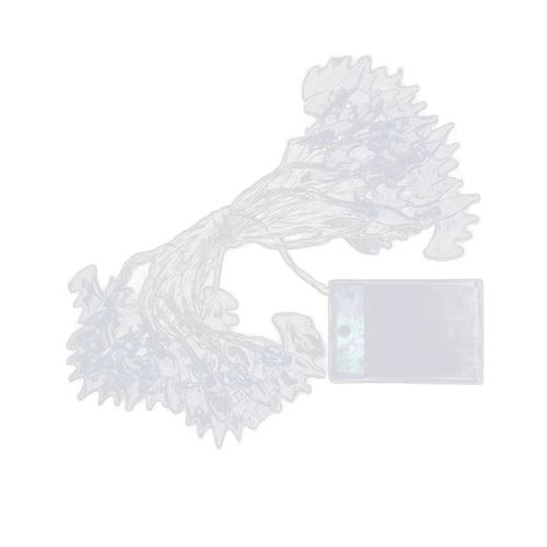 Guirlande Lumineuse Led Violette Pour Halloween, 2 Modes D'eclairage, Pour Interieur Et Exterieur